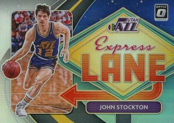 2020-21 Donruss Optic - Express Lane Holo #2 John Stockton Front