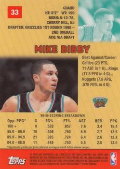 1999-00 Bowman's Best #33 Mike Bibby Back