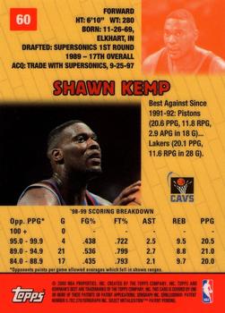 1999-00 Bowman's Best #60 Shawn Kemp Back