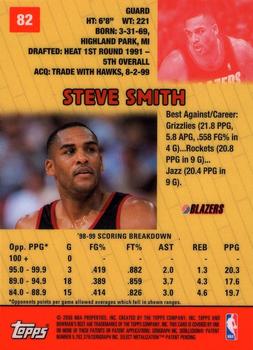 1999-00 Bowman's Best #82 Steve Smith Back
