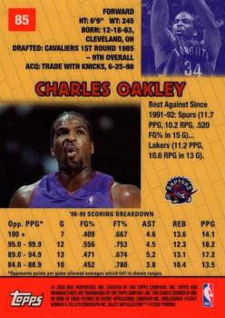 1999-00 Bowman's Best #85 Charles Oakley Back