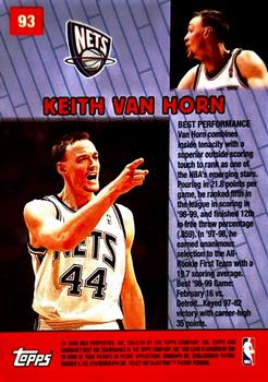1999-00 Bowman's Best #93 Keith Van Horn Back