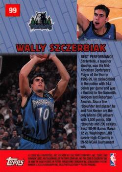 1999-00 Bowman's Best #99 Wally Szczerbiak Back