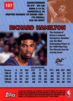1999-00 Bowman's Best #107 Richard Hamilton Back
