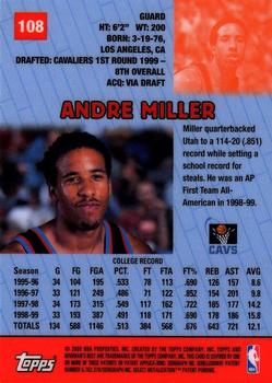 1999-00 Bowman's Best #108 Andre Miller Back