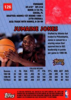 1999-00 Bowman's Best #126 Jumaine Jones Back
