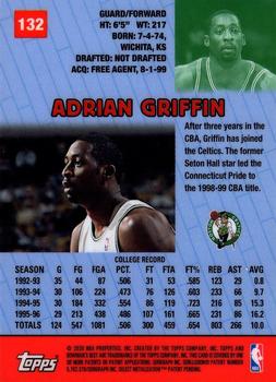 1999-00 Bowman's Best #132 Adrian Griffin Back