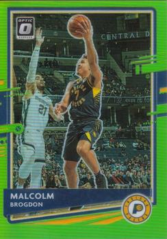 2020-21 Donruss Optic - Lime Green #59 Malcolm Brogdon Front