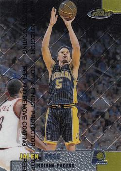 1999-00 Finest #43 Jalen Rose Front