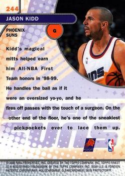 1999-00 Finest #244 Jason Kidd Back