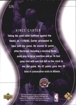 2003-04 SP Authentic - SP Limited #124 Vince Carter Back