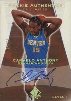 2003-04 SP Authentic - SP Limited #150 Carmelo Anthony Front