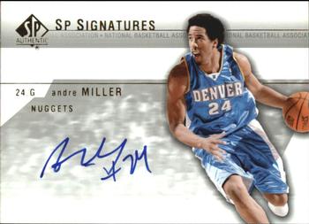 2003-04 SP Authentic - Signatures #AM-A Andre Miller Front