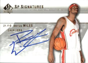 2003-04 SP Authentic - Signatures #DA-A Darius Miles Front