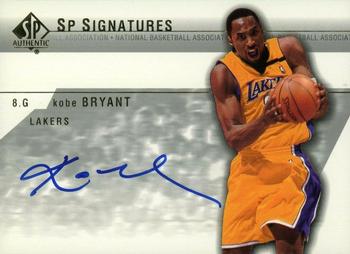 2003-04 SP Authentic - Signatures #KB-A Kobe Bryant Front