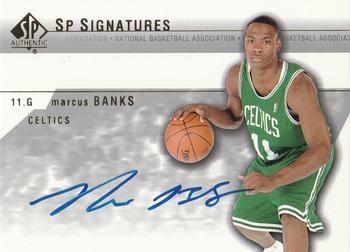 2003-04 SP Authentic - Signatures #MA-A Marcus Banks Front