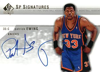 2003-04 SP Authentic - Signatures #PE-A Patrick Ewing Front