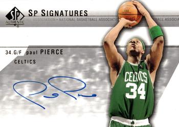 2003-04 SP Authentic - Signatures #PP-A Paul Pierce Front