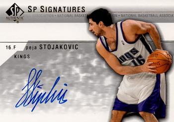 2003-04 SP Authentic - Signatures #PS-A Peja Stojakovic Front