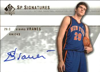 2003-04 SP Authentic - Signatures #SV-A Slavko Vranes Front