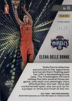 2021 Panini Prizm WNBA - Get Hyped Prizms Mojo #13 Elena Delle Donne Back