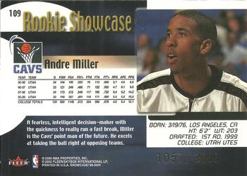 1999-00 Flair Showcase #109 Andre Miller Back