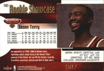 1999-00 Flair Showcase #103 Jason Terry Back