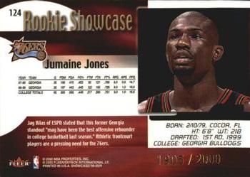 1999-00 Flair Showcase #124 Jumaine Jones Back