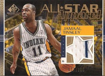 2003-04 SP Game Used - All Star Apparel Gold #JT-AS Jamaal Tinsley Front