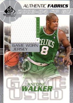 2003-04 SP Game Used - Authentic Fabrics #AW-J Antoine Walker Front