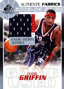 2003-04 SP Game Used - Authentic Fabrics #EG-J Eddie Griffin Front