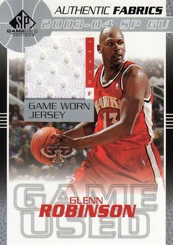 2003-04 SP Game Used - Authentic Fabrics #GR-J Glenn Robinson Front