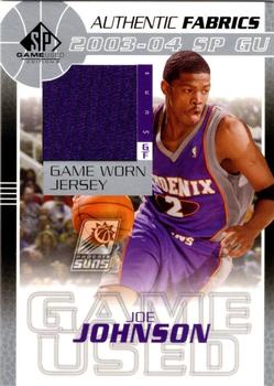 2003-04 SP Game Used - Authentic Fabrics #JJ-J Joe Johnson Front
