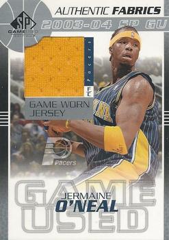 2003-04 SP Game Used - Authentic Fabrics #JO-J Jermaine O'Neal Front