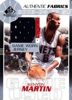 2003-04 SP Game Used - Authentic Fabrics #KM-J Kenyon Martin Front