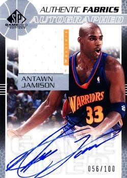 2003-04 SP Game Used - Authentic Fabrics Autographs #AJ-AJ Antawn Jamison Front