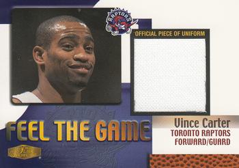 1999-00 Flair Showcase - Feel the Game #NNO Vince Carter Front