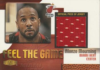 1999-00 Flair Showcase - Feel the Game #NNO Alonzo Mourning Front