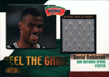 1999-00 Flair Showcase - Feel the Game #NNO David Robinson Front