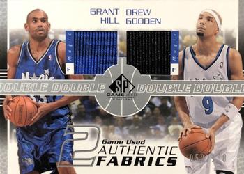 2003-04 SP Game Used - Authentic Fabrics Dual #GHDG-J Grant Hill / Drew Gooden Front