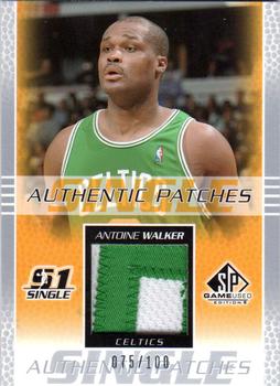 2003-04 SP Game Used - Authentic Patches #AW-P Antoine Walker Front