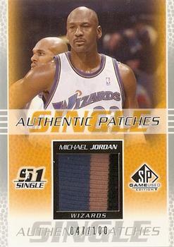 2003-04 SP Game Used - Authentic Patches #MJ-P Michael Jordan Front