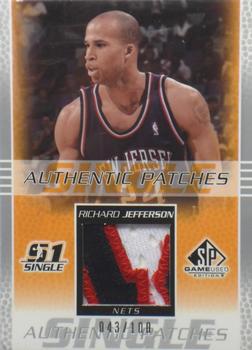 2003-04 SP Game Used - Authentic Patches #RJ-P Richard Jefferson Front