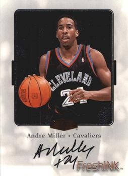 1999-00 Flair Showcase - Fresh Ink #NNO Andre Miller Front