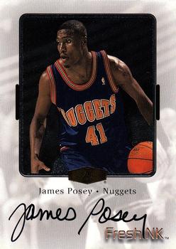 1999-00 Flair Showcase - Fresh Ink #NNO James Posey Front