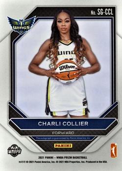 2021 Panini Prizm WNBA - Signatures #SG-CCL Charli Collier Back