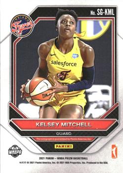 2021 Panini Prizm WNBA - Signatures #SG-KML Kelsey Mitchell Back
