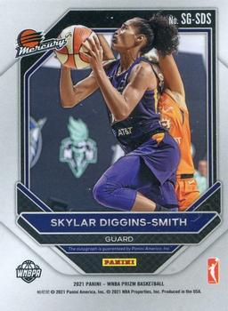 2021 Panini Prizm WNBA - Signatures #SG-SDS Skylar Diggins-Smith Back