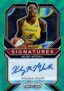 2021 Panini Prizm WNBA - Signatures Green #SG-KML Kelsey Mitchell Front
