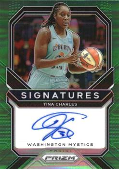2021 Panini Prizm WNBA - Signatures Green #SG-TCH Tina Charles Front
